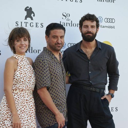 Sitges Film Festival 2022 Day 3, Garcia Photocall Veki Velilla, Eugenio Mira, Francisco Ortiz attends the Garcia Photocall at Melia Garden in Sitges, Spain Sitges Barcelona Spain PUBLICATIONxNOTxINxFRA Copyright: xCarlosxDafontex originalFilename: dafonte-garciaph221008_npN4p.jpg